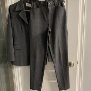 Mexx blazer size 6 and Mexx grey straight leg matching pants size 8